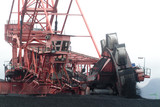 Mining Photo Stock Library - front on image of coal reclaimer working  at port facility ( Weight: 1  New Image: NO)
