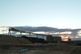 Mining Photo Stock Library - coal conveyor stockpiling at sunset ( Weight: 4  New Image: NO)