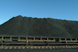 Mining Photo Stock Library - stockpiled coal with moving conveyor in foreground ( Weight: 4  New Image: NO)
