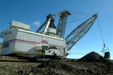 Mining Photo Stock Library - dragline excavator working in coal opencut ( Weight: 1  New Image: NO)