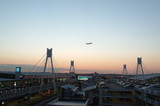 Mining Photo Stock Library - plane taking off over T2 airport terminal at Sydney at dusk ( Weight: 1  New Image: NO)
