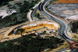 Mining Photo Stock Library - road highway detouring around tunnel bridge development ( Weight: 4  New Image: NO)