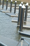 Mining Photo Stock Library - marina pilons and jetty's in canal property subdivision.  pontoon ( Weight: 1  New Image: NO)