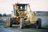 Mining Photo Stock Library - grader grading road surface of rural road ( Weight: 1  New Image: NO)