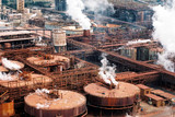 Mining Photo Stock Library - alumina refinery  cloeup shot from the air. ( Weight: 2  New Image: NO)