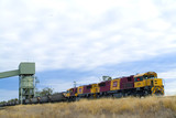 Mining Photo Stock Library - coal train being loaded by hopper via conveyor ( Weight: 2  New Image: NO)