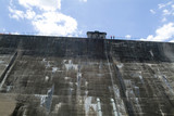 Mining Photo Stock Library - looking from ground level up at concrete dam wall. ( Weight: 1  New Image: NO)