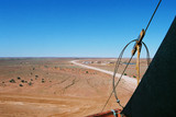 Mining Photo Stock Library - Australian desert as seen from the top of a drill rig ( Weight: 5  New Image: NO)