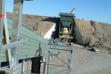 Mining Photo Stock Library - hopper and conveyor being constructed ( Weight: 5  New Image: NO)