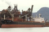 Mining Photo Stock Library - iron ore ship in port being loaded . ( Weight: 2  New Image: NO)