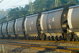 Mining Photo Stock Library - loaded coal rail carriages ( Weight: 4  New Image: NO)