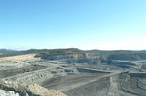 Mining Photo Stock Library - wide view of open cut coal mine. ( Weight: 3  New Image: NO)
