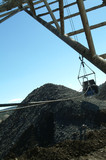 Mining Photo Stock Library - dragline bucket in use shot from the operators seat. ( Weight: 4  New Image: NO)