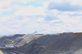 Mining Photo Stock Library - dragline shifting overburden in open cut coal mine. ( Weight: 3  New Image: NO)