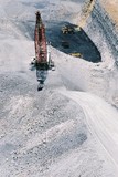 Mining Photo Stock Library - aerial photo of dragline in open cut coal mine. ( Weight: 1  New Image: NO)
