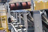 Mining Photo Stock Library - close up of a new coal conveyor at a coal terminal.  could be a conveyor in any mine. ( Weight: 1  New Image: NO)