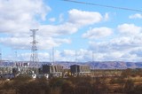 Mining Photo Stock Library - power station at a remote mine site.  transmission tower standing tall. ( Weight: 1  New Image: NO)