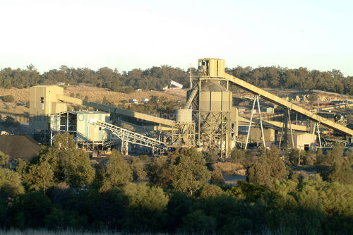 Coal wash plant at coal mine. - Mining Photo Stock Library