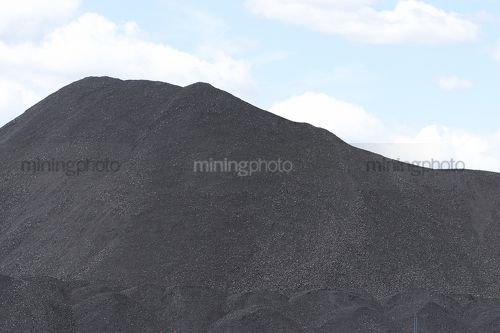 Coal stockpile - Mining Photo Stock Library