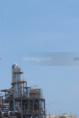 Close up of refinery pipework. great for background watermark.  room to insert person over the top. - Mining Photo Stock Library