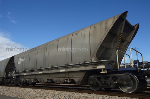 Photo of a single batgirl rail carriage - Mining Photo Stock Library