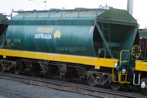 Heavy rail freight carriage - Mining Photo Stock Library