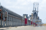 Mining Photo Stock Library - dramatic shot of ship loader at coal terminal ( Weight: 1  New Image: NO)