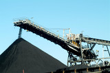 Mining Photo Stock Library - coal loader stockpiling ( Weight: 3  New Image: NO)