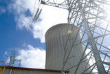 Mining Photo Stock Library - cooling tower and transformer tower at power station ( Weight: 1  New Image: NO)