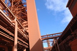Mining Photo Stock Library - conveyors and storage towers inside a refinery ( Weight: 1  New Image: NO)