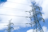 Mining Photo Stock Library - transformer towers with electricity cables ( Weight: 1  New Image: NO)