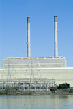 Mining Photo Stock Library - power station shot from the edge of the lake  ( Weight: 1  New Image: NO)