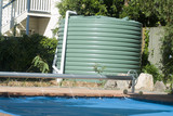 Mining Photo Stock Library - domestic water tank adjacent to swimming pool in residential house. ( Weight: 1  New Image: NO)