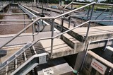 Mining Photo Stock Library - pedestrian bridge at water treatment plant. ( Weight: 2  New Image: NO)