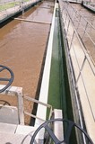 Mining Photo Stock Library - looking along water separation sewage treatment plant ( Weight: 2  New Image: NO)