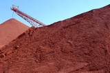 Mining Photo Stock Library - conveyor stockpiling bauxite ( Weight: 3  New Image: NO)