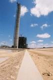 Mining Photo Stock Library - smokestack and concrete edging at power station construction ( Weight: 3  New Image: NO)