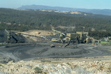 Mining Photo Stock Library - wide shot of coal wash plant with conveyors and stockpiles. ( Weight: 5  New Image: NO)