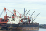 Mining Photo Stock Library - empty ship in port waiting to be loaded ( Weight: 5  New Image: NO)