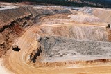 Mining Photo Stock Library - truck opn haul road carrying overburden in open cut coal mine ( Weight: 3  New Image: NO)