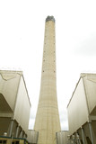 Mining Photo Stock Library - geometric shot of smokestack at power station ( Weight: 1  New Image: NO)