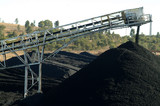 Mining Photo Stock Library - stacker stockpiling coal at wash plant ( Weight: 4  New Image: NO)