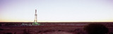 Mining Photo Stock Library - panorama of oil and gas rig in the desert.  lots of space either side for text. ( Weight: 5  New Image: NO)