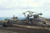 Mining Photo Stock Library - close up of coal reclaimer working at shipping terminal. ( Weight: 4  New Image: NO)