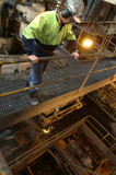 Mining Photo Stock Library - mine worker engineer observing coal wash plant. ( Weight: 1  New Image: NO)