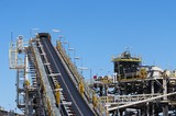 Mining Photo Stock Library - coal conveyor with wash plant in background. ( Weight: 2  New Image: NO)
