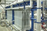 Mining Photo Stock Library - inside water recycling  purification plant, close up ( Weight: 1  New Image: NO)