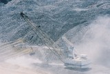 Mining Photo Stock Library - dragline working in dusty conditions in open cut coal mine. ( Weight: 1  New Image: NO)