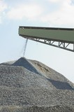 Mining Photo Stock Library - vertical image of a conveyor loading product onto a stockpile ( Weight: 1  New Image: NO)