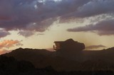 Mining Photo Stock Library - late afternoon dusk light.  loaded haul truck with overburden driving along the access road in an open cut coal mine. ( Weight: 1  New Image: NO)